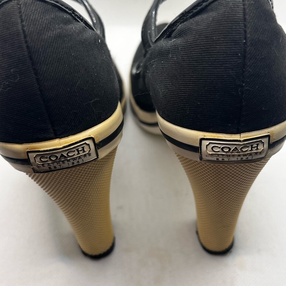 Coach Canvas Maryjane Heels - Picture 3 of 4